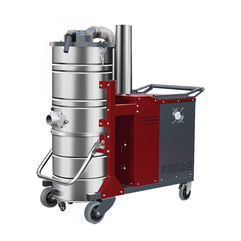 营口坦洁380V 双桶手动反吹工业吸尘器X8系列